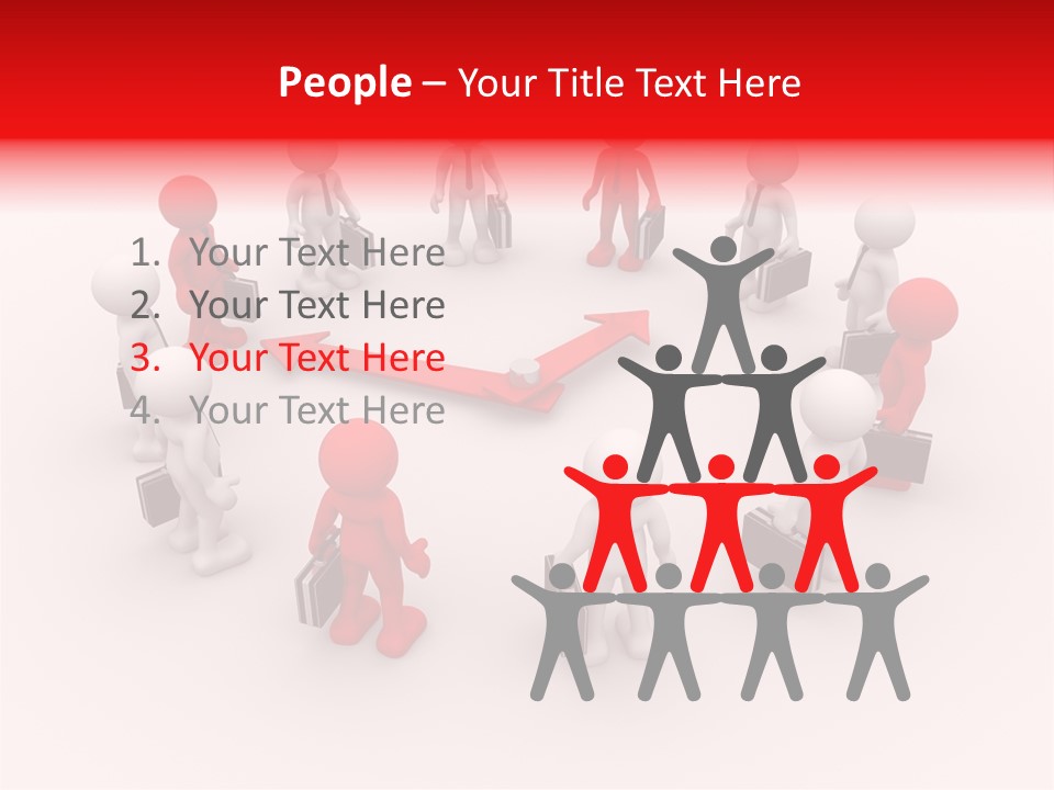 Symbol Success Tie PowerPoint Template