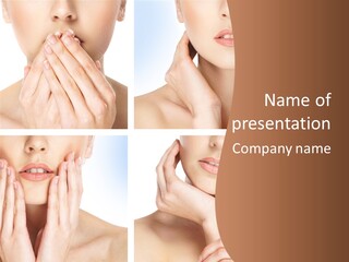 Beauty Health Lips PowerPoint Template