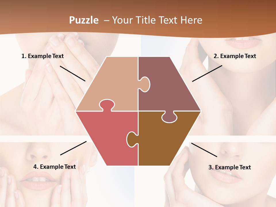 Beauty Health Lips PowerPoint Template