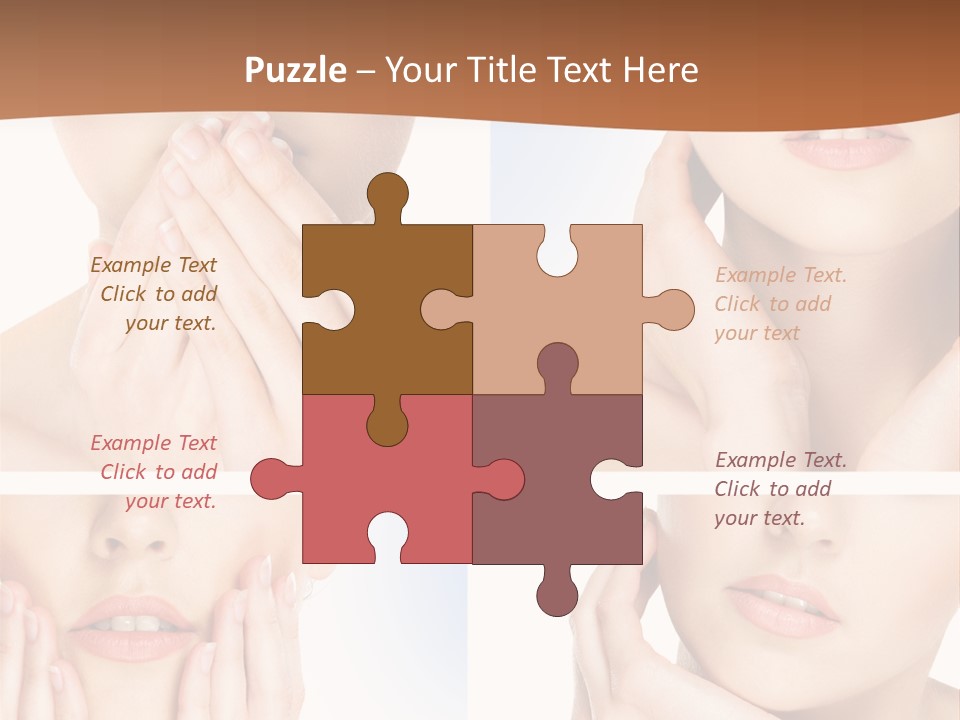 Beauty Health Lips PowerPoint Template