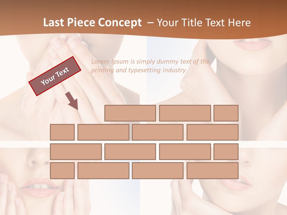 Beauty Health Lips PowerPoint Template