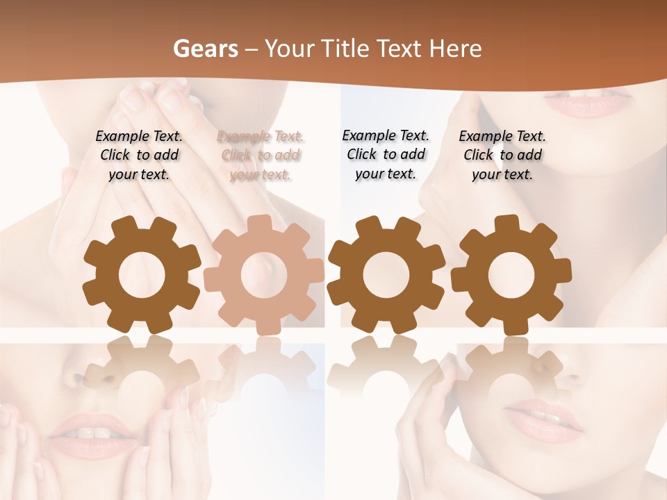 Beauty Health Lips PowerPoint Template