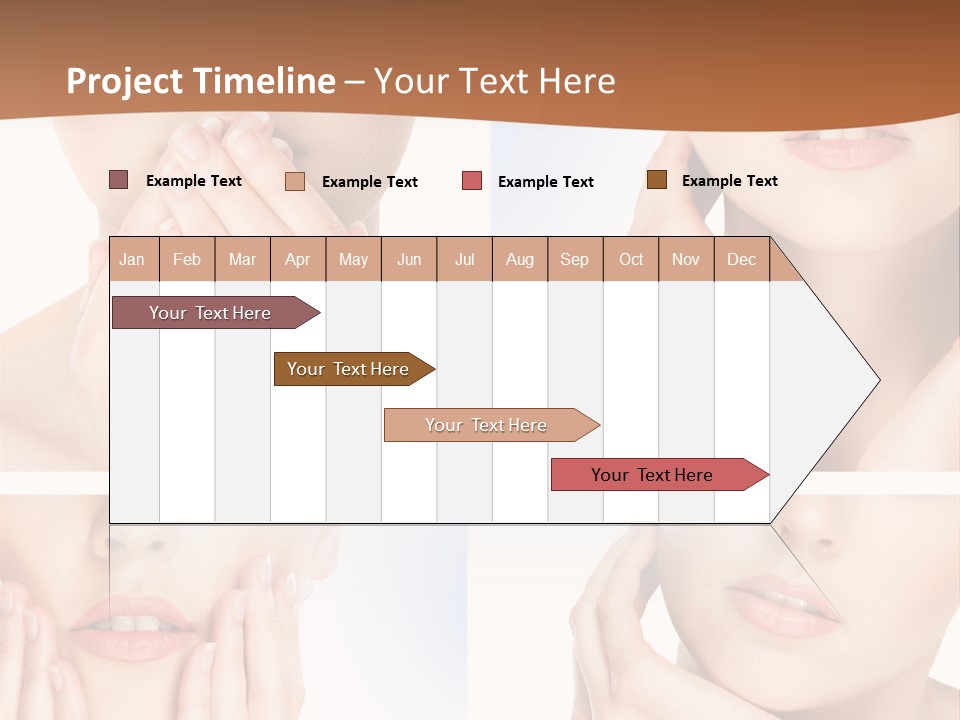 Beauty Health Lips PowerPoint Template