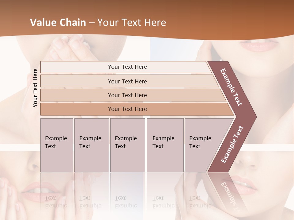 Beauty Health Lips PowerPoint Template