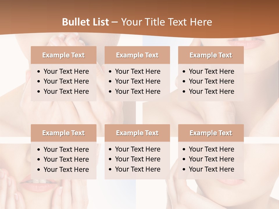 Beauty Health Lips PowerPoint Template