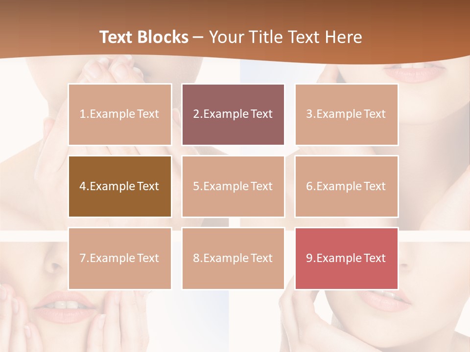 Beauty Health Lips PowerPoint Template