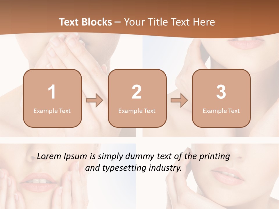 Beauty Health Lips PowerPoint Template