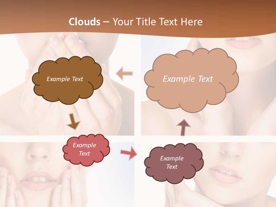 Beauty Health Lips PowerPoint Template