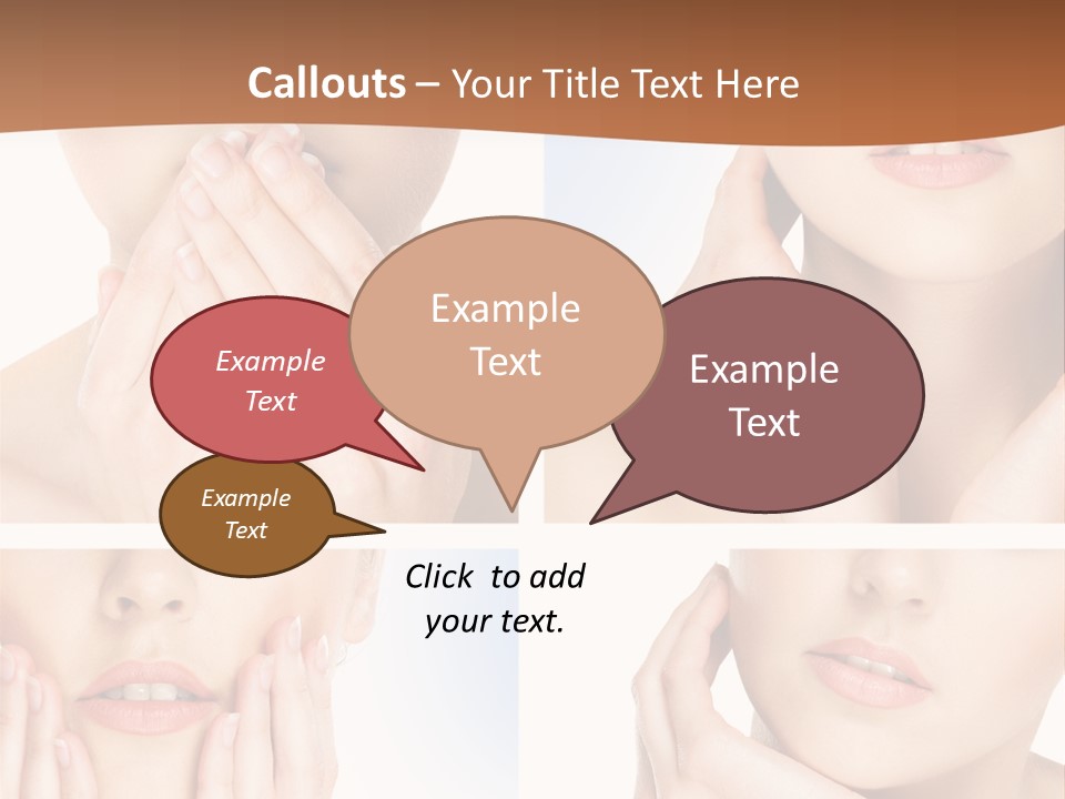 Beauty Health Lips PowerPoint Template