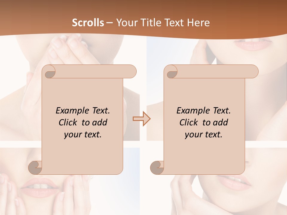 Beauty Health Lips PowerPoint Template