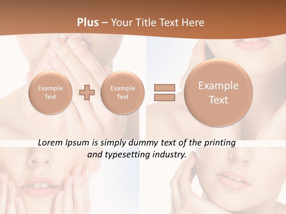 Beauty Health Lips PowerPoint Template