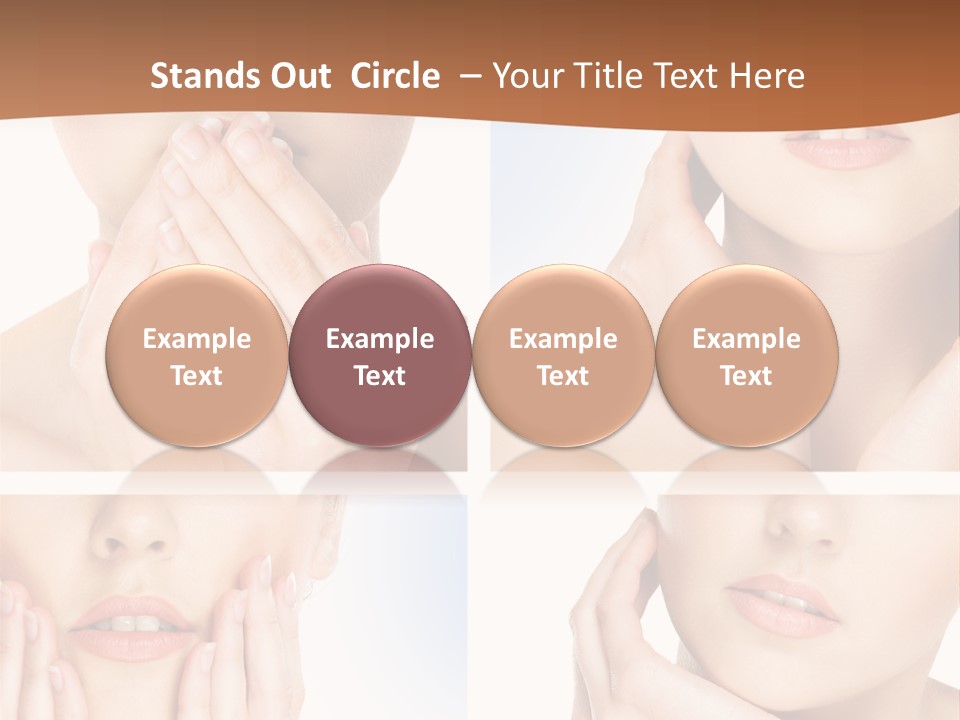 Beauty Health Lips PowerPoint Template