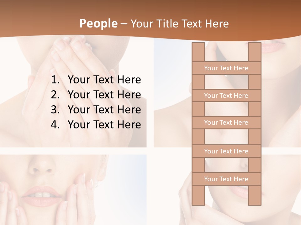 Beauty Health Lips PowerPoint Template