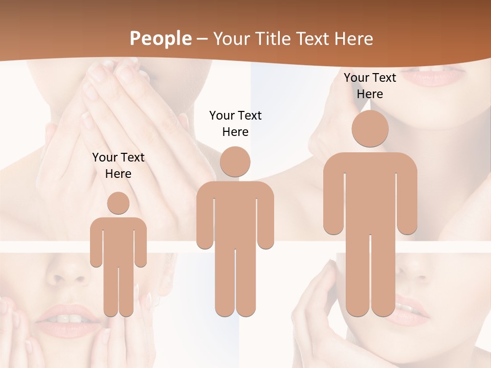 Beauty Health Lips PowerPoint Template