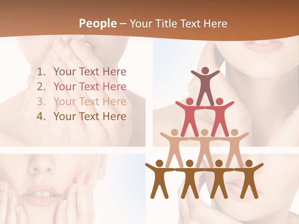 Beauty Health Lips PowerPoint Template