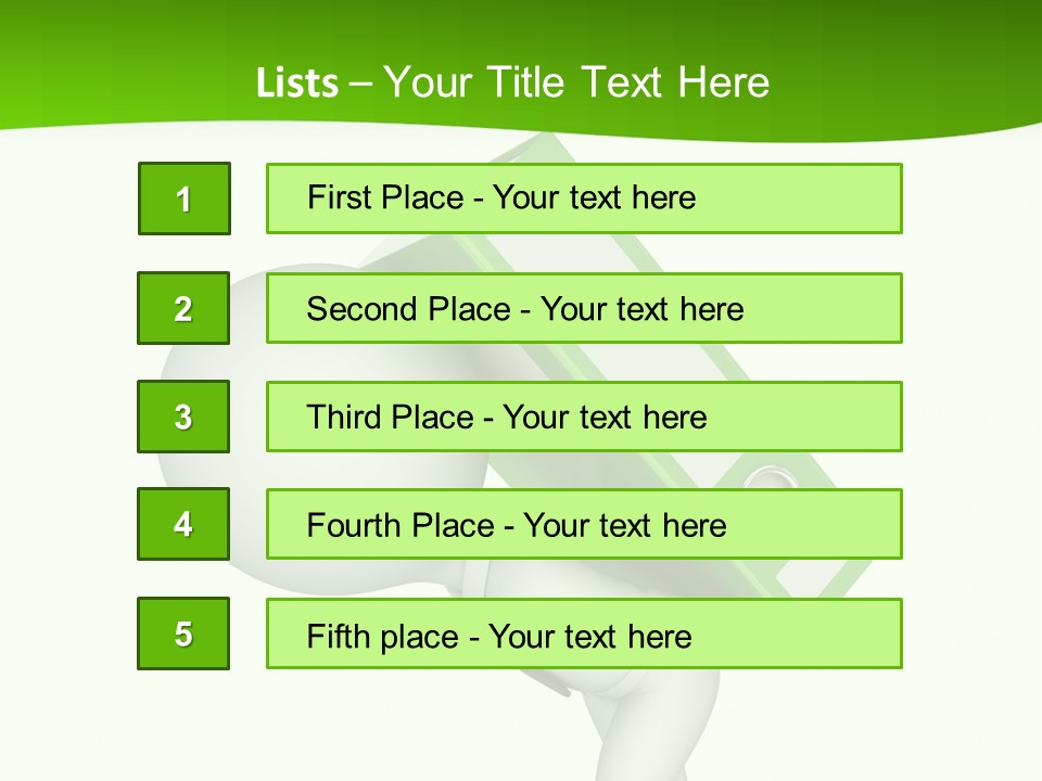 List Office Order PowerPoint Template