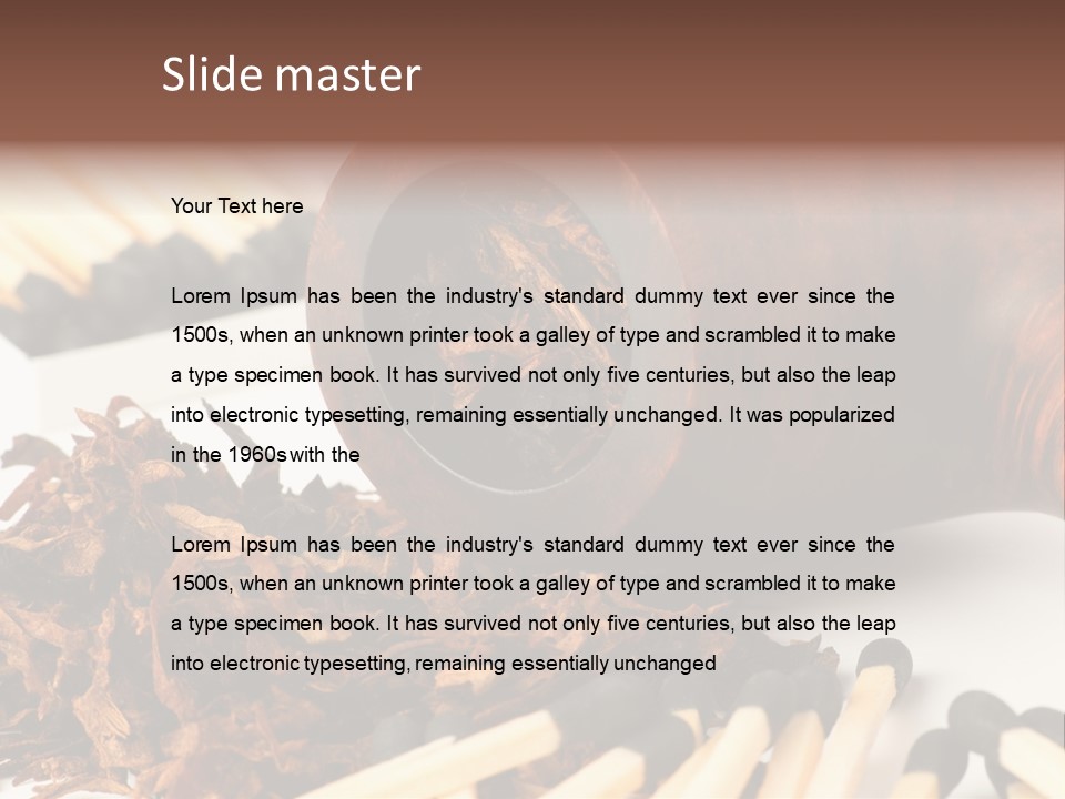 Relaxation Wood Horizontal PowerPoint Template