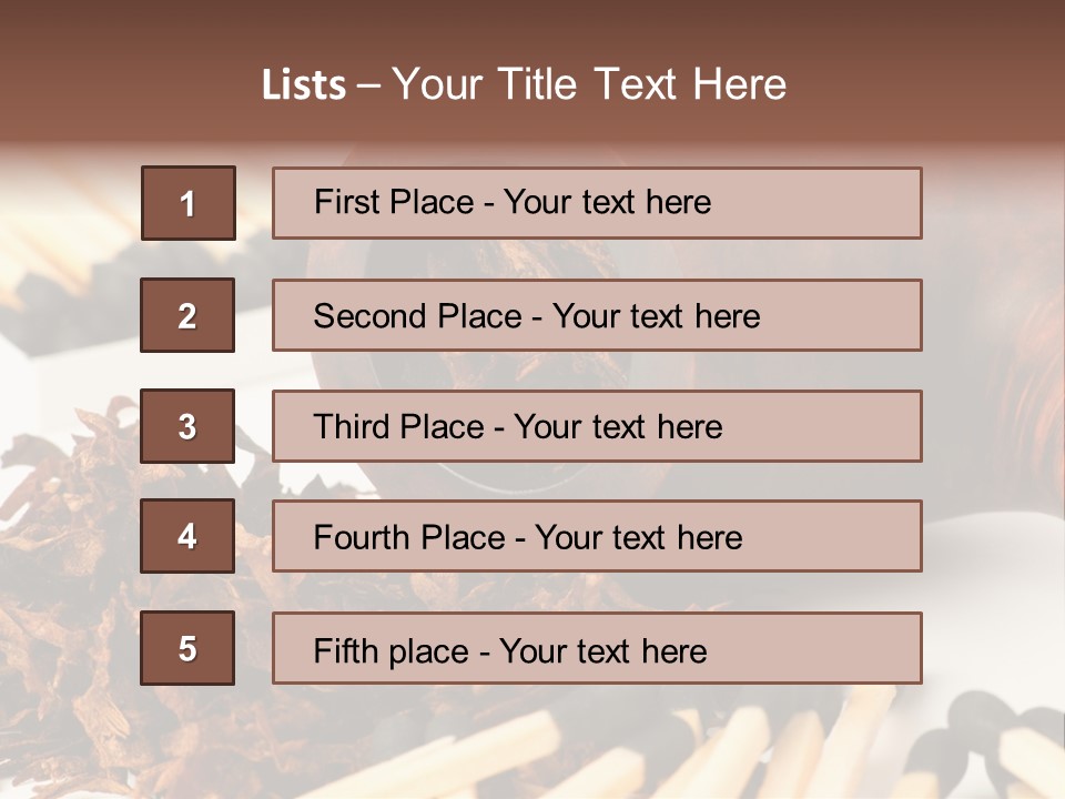 Relaxation Wood Horizontal PowerPoint Template