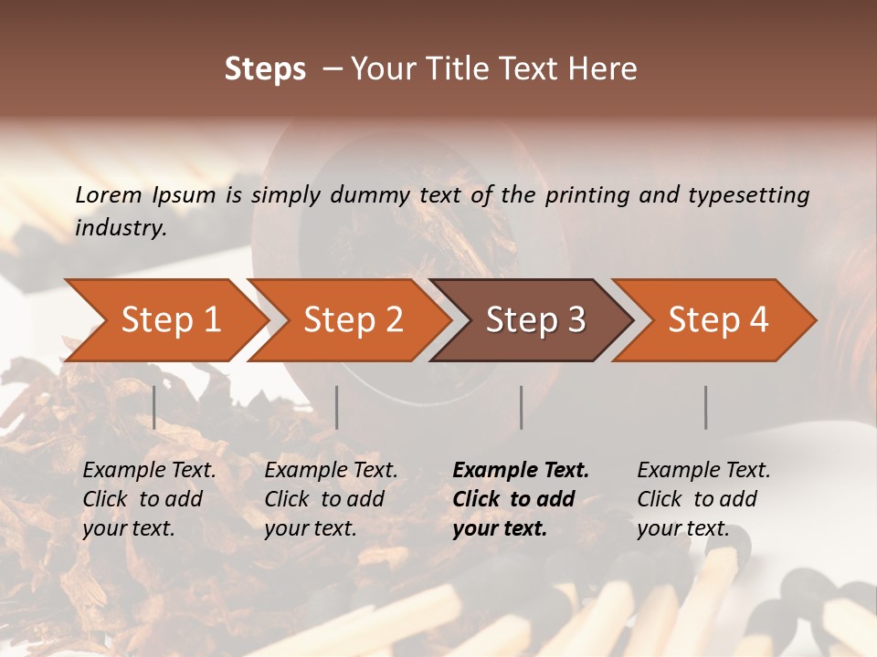 Relaxation Wood Horizontal PowerPoint Template