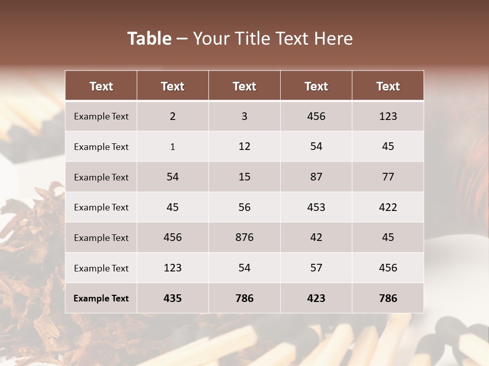 Relaxation Wood Horizontal PowerPoint Template