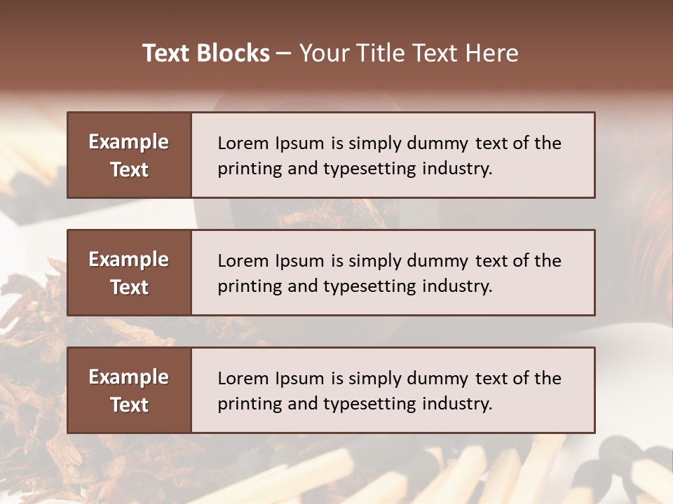 Relaxation Wood Horizontal PowerPoint Template