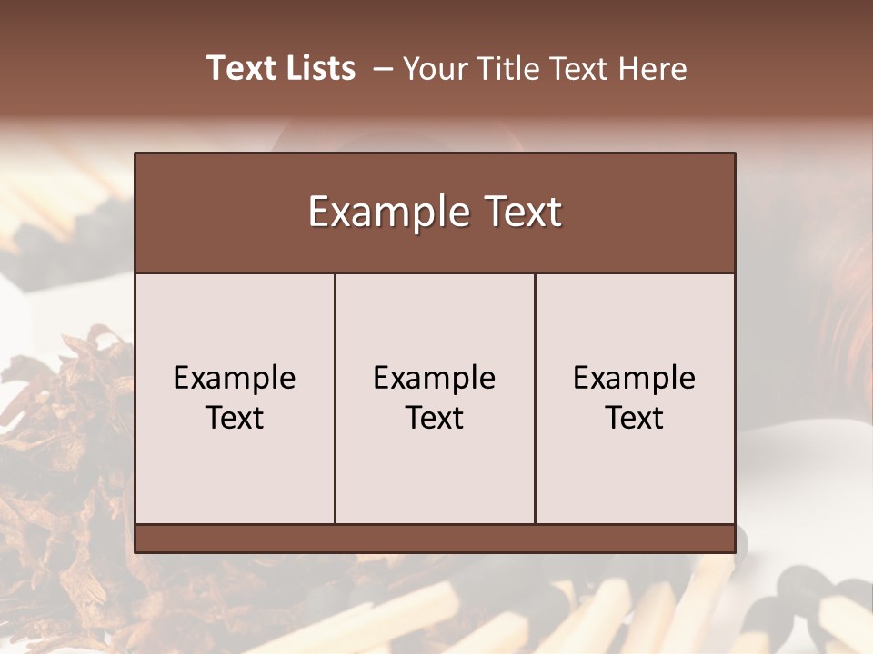 Relaxation Wood Horizontal PowerPoint Template
