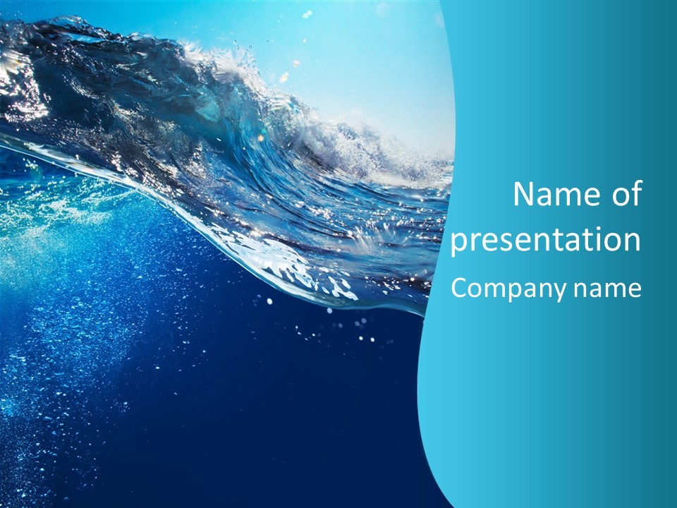 Adventure Environment Wave PowerPoint Template