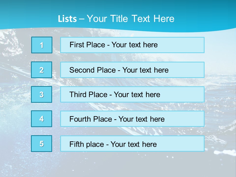 Adventure Environment Wave PowerPoint Template