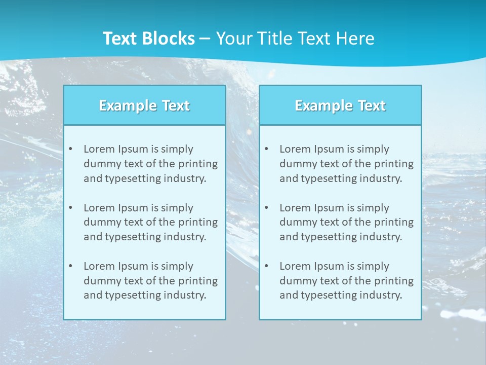 Adventure Environment Wave PowerPoint Template