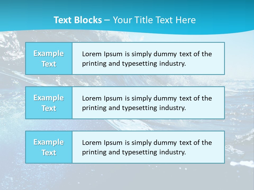 Adventure Environment Wave PowerPoint Template