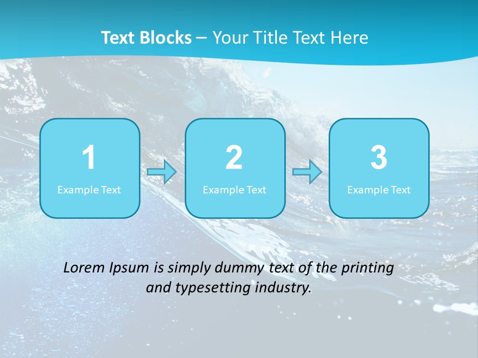 Adventure Environment Wave PowerPoint Template