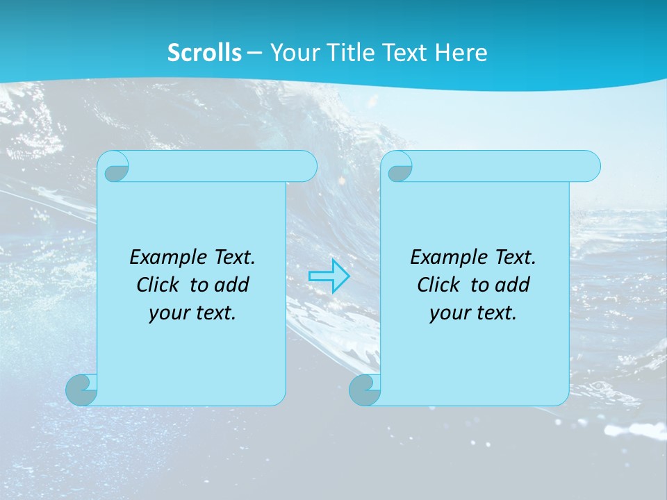 Adventure Environment Wave PowerPoint Template