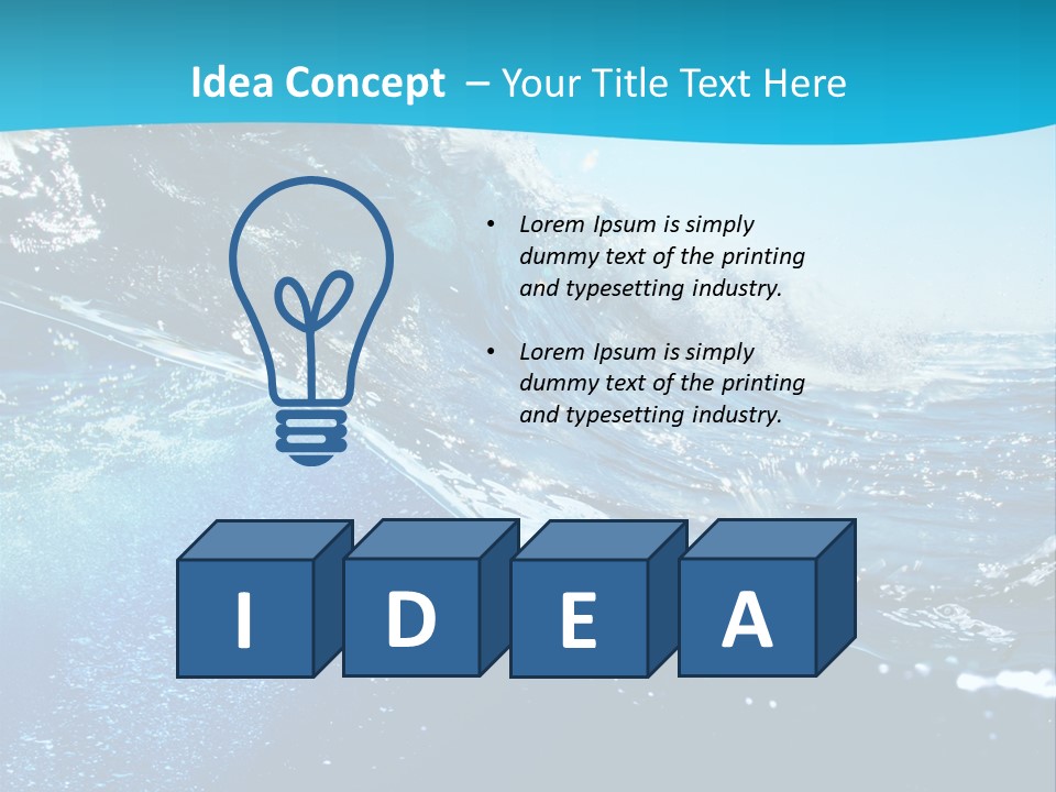 Adventure Environment Wave PowerPoint Template