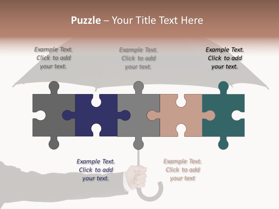 Parasol Symbol Elegant PowerPoint Template