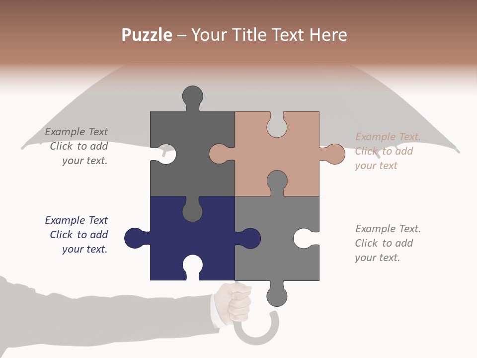 Parasol Symbol Elegant PowerPoint Template