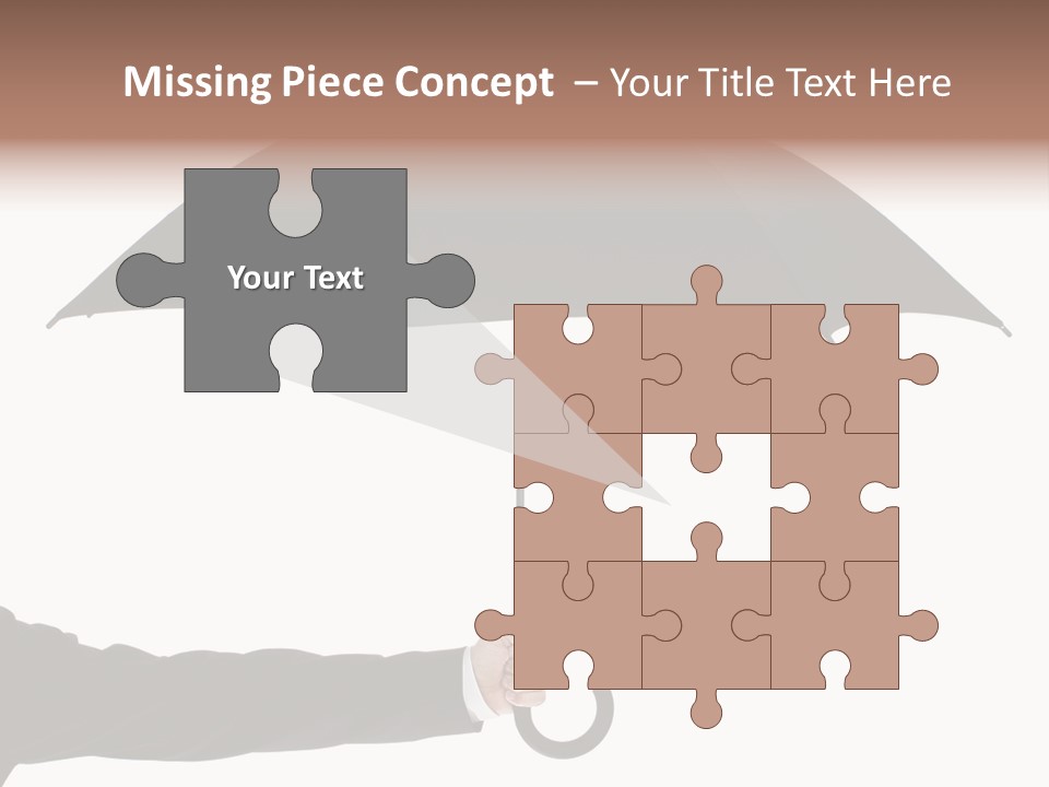 Parasol Symbol Elegant PowerPoint Template