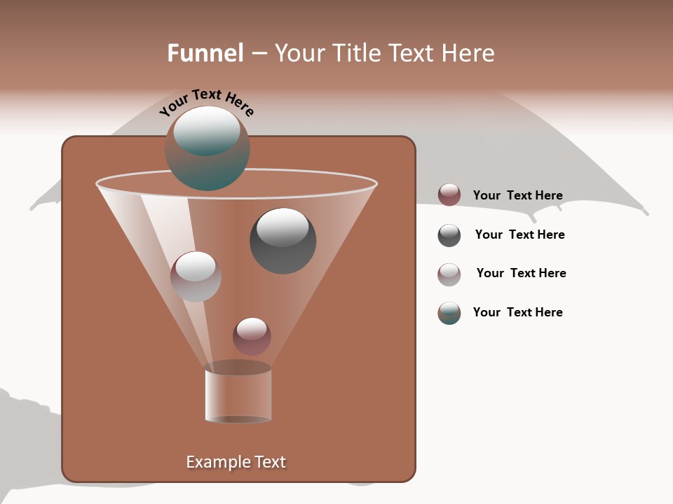 Parasol Symbol Elegant PowerPoint Template