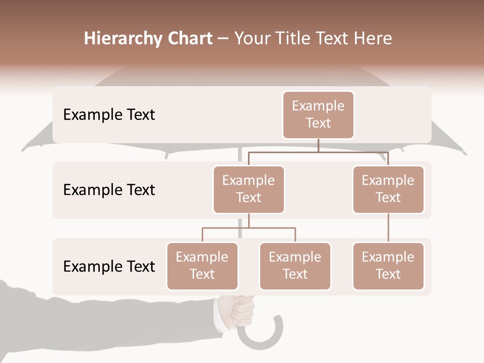 Parasol Symbol Elegant PowerPoint Template