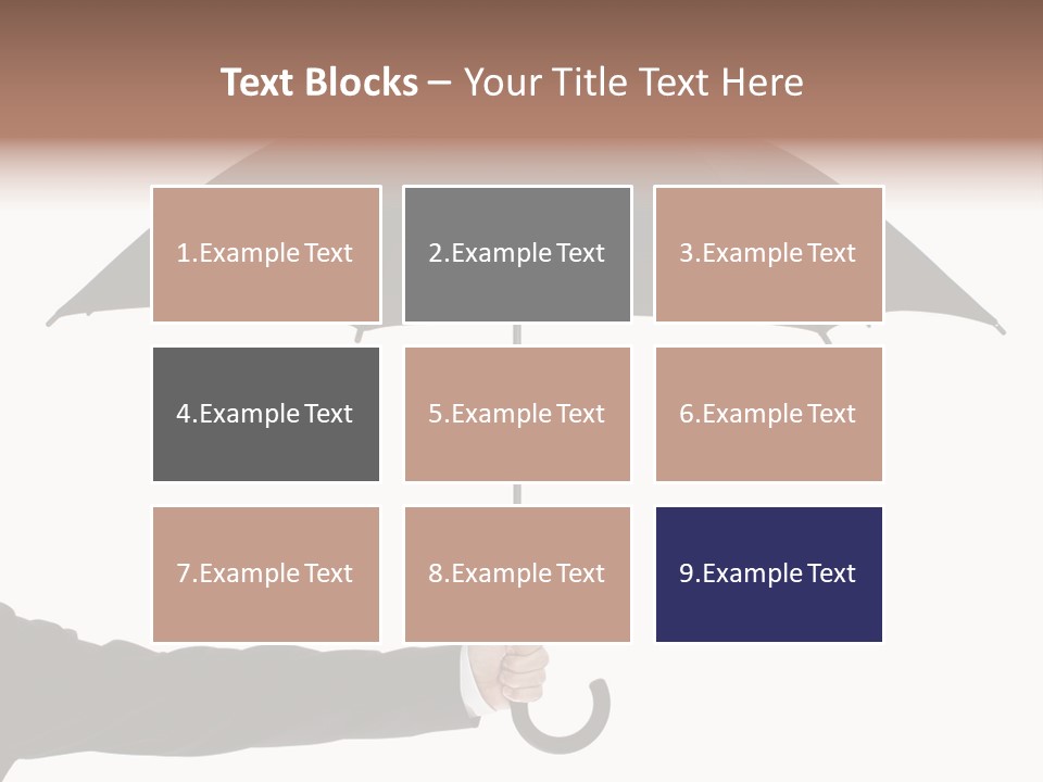 Parasol Symbol Elegant PowerPoint Template