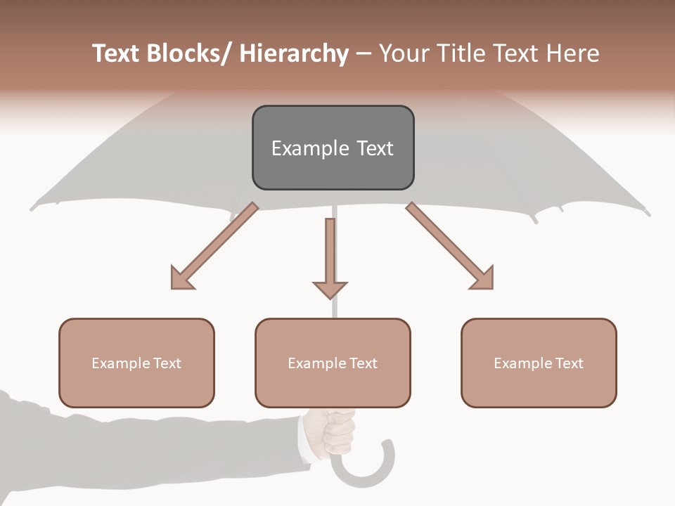 Parasol Symbol Elegant PowerPoint Template