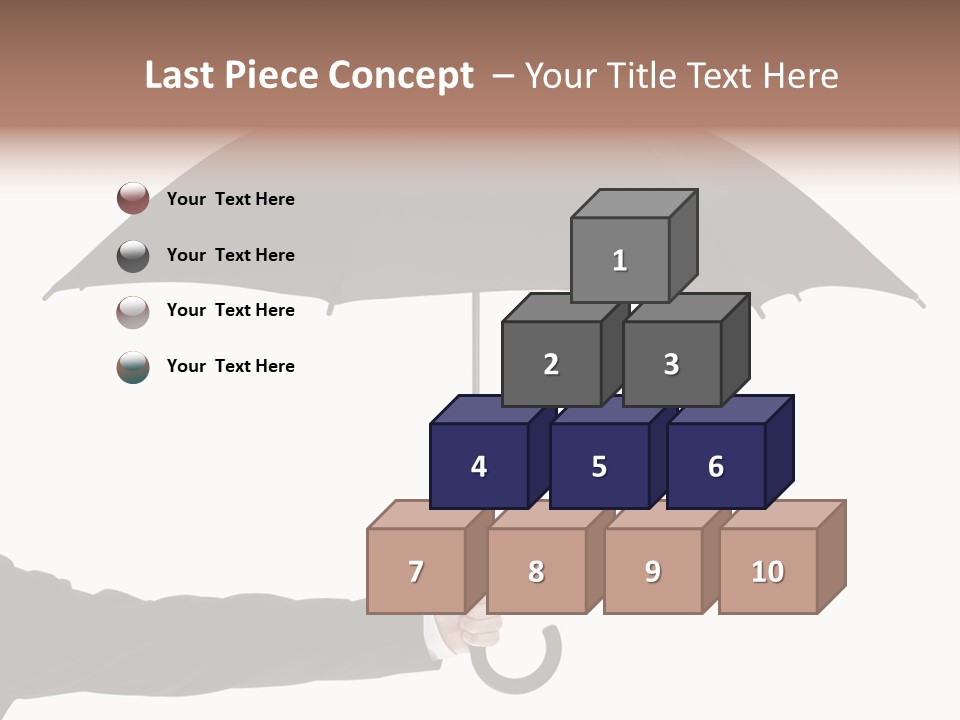 Parasol Symbol Elegant PowerPoint Template