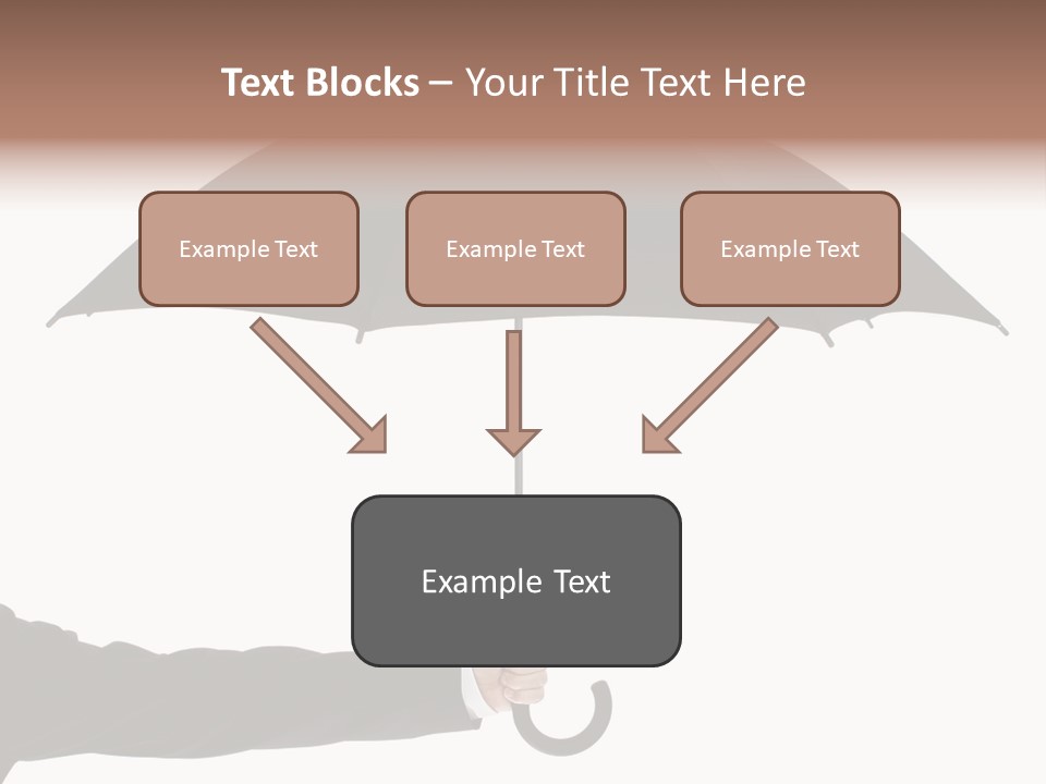 Parasol Symbol Elegant PowerPoint Template