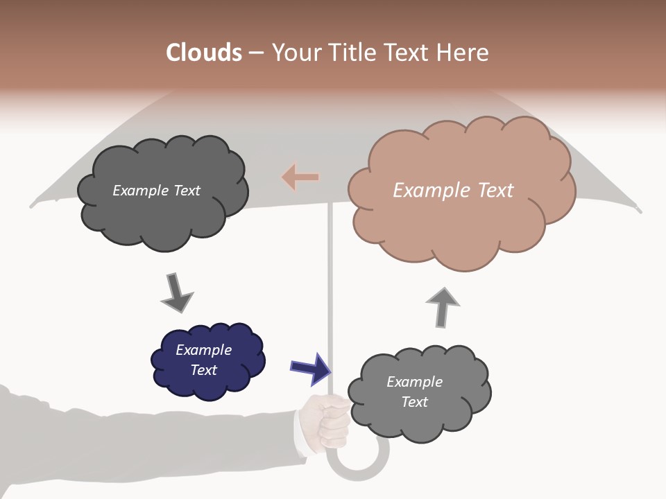 Parasol Symbol Elegant PowerPoint Template