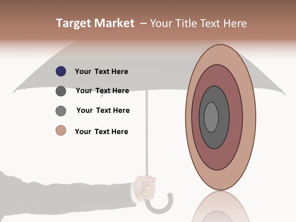 Parasol Symbol Elegant PowerPoint Template