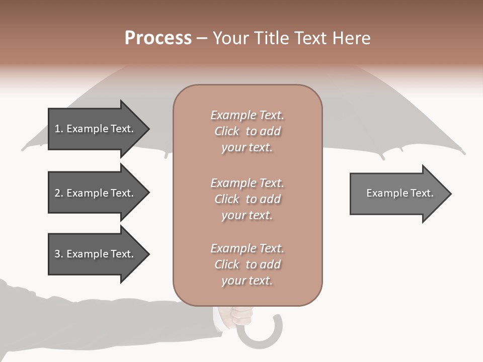 Parasol Symbol Elegant PowerPoint Template