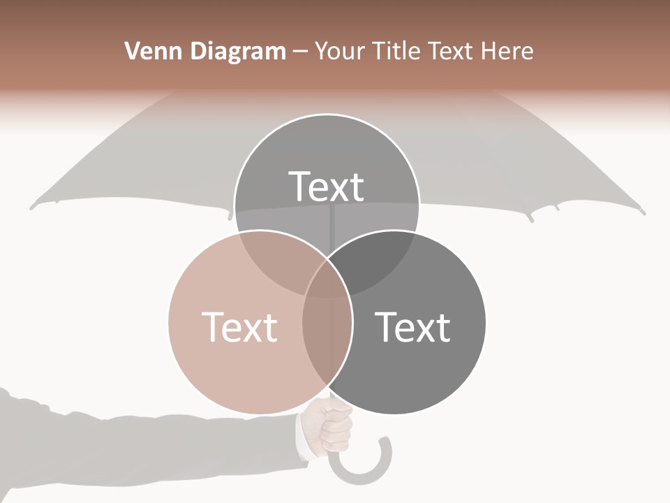 Parasol Symbol Elegant PowerPoint Template