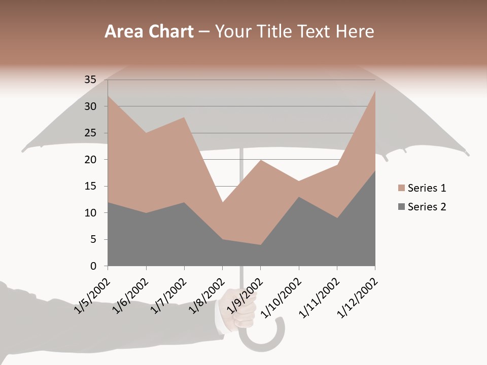 Parasol Symbol Elegant PowerPoint Template