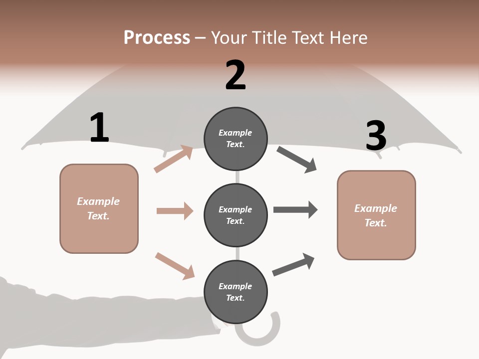 Parasol Symbol Elegant PowerPoint Template