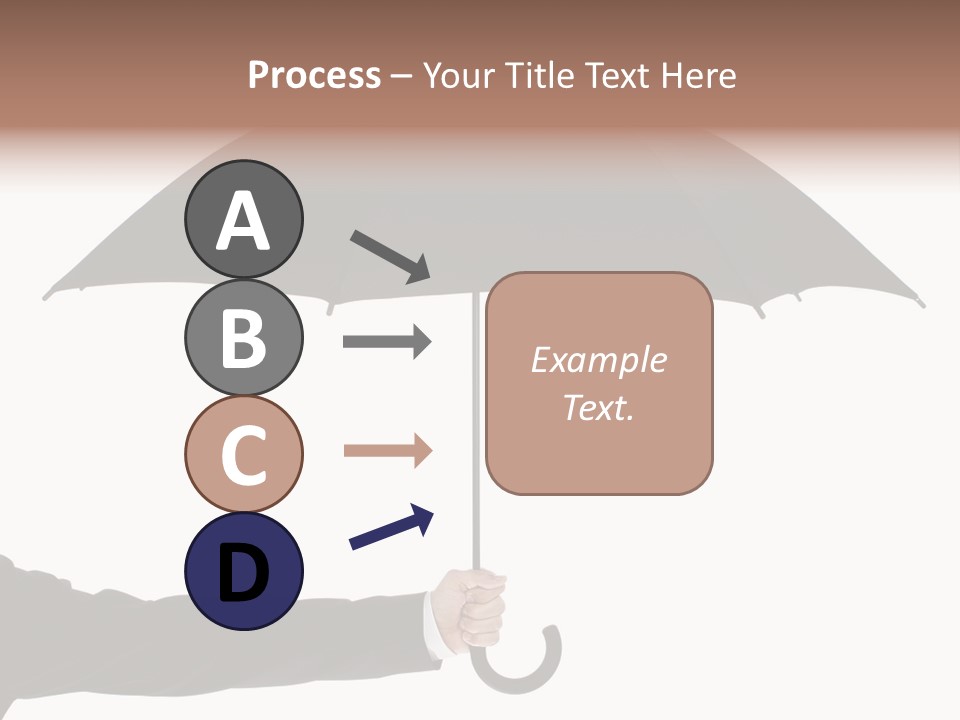 Parasol Symbol Elegant PowerPoint Template