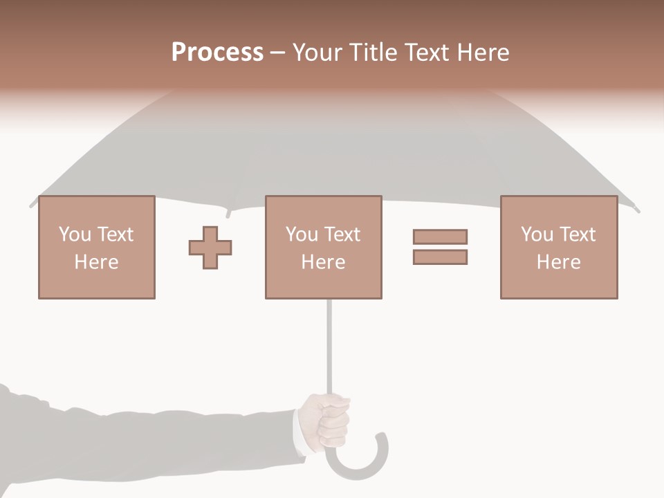 Parasol Symbol Elegant PowerPoint Template